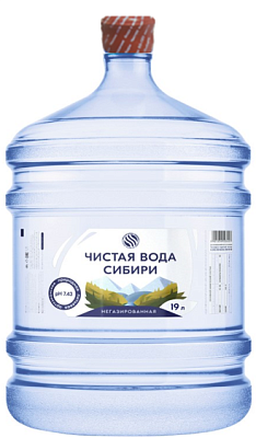 Чистая вода Сибири йодированная 19л.
