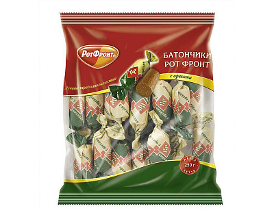 РотФронт конфеты "батончик с орехами"