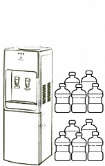 Аренда кулера + 10